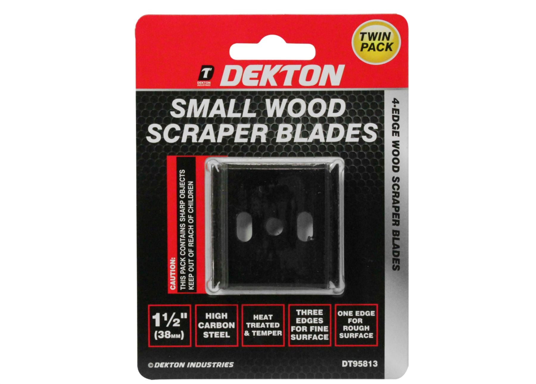 Dekton Wood Paint Stripper Razor Scraper Tool Soft Grip Or Spare 4 Edge Blade