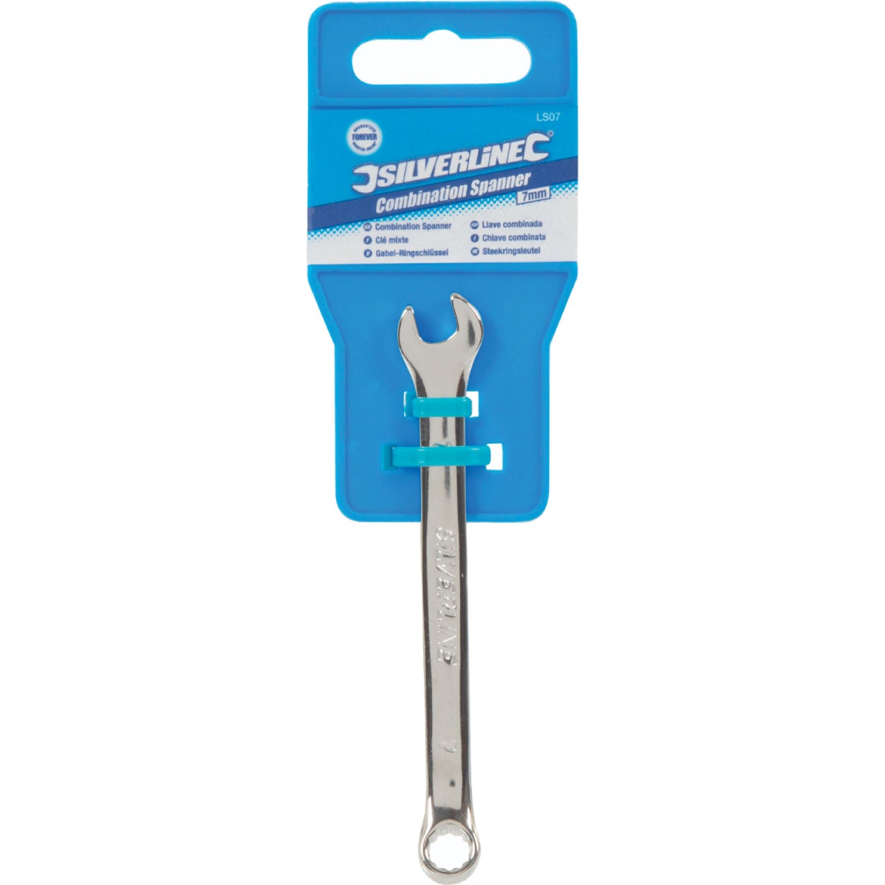 Silverline Polished Spanner Combination Fixed Head Wrench Metric 6mm - 32mm