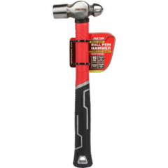 Dekton 16oz Carbon Steel Round Ball Pein Hammer Fibreglass Rubber Grip