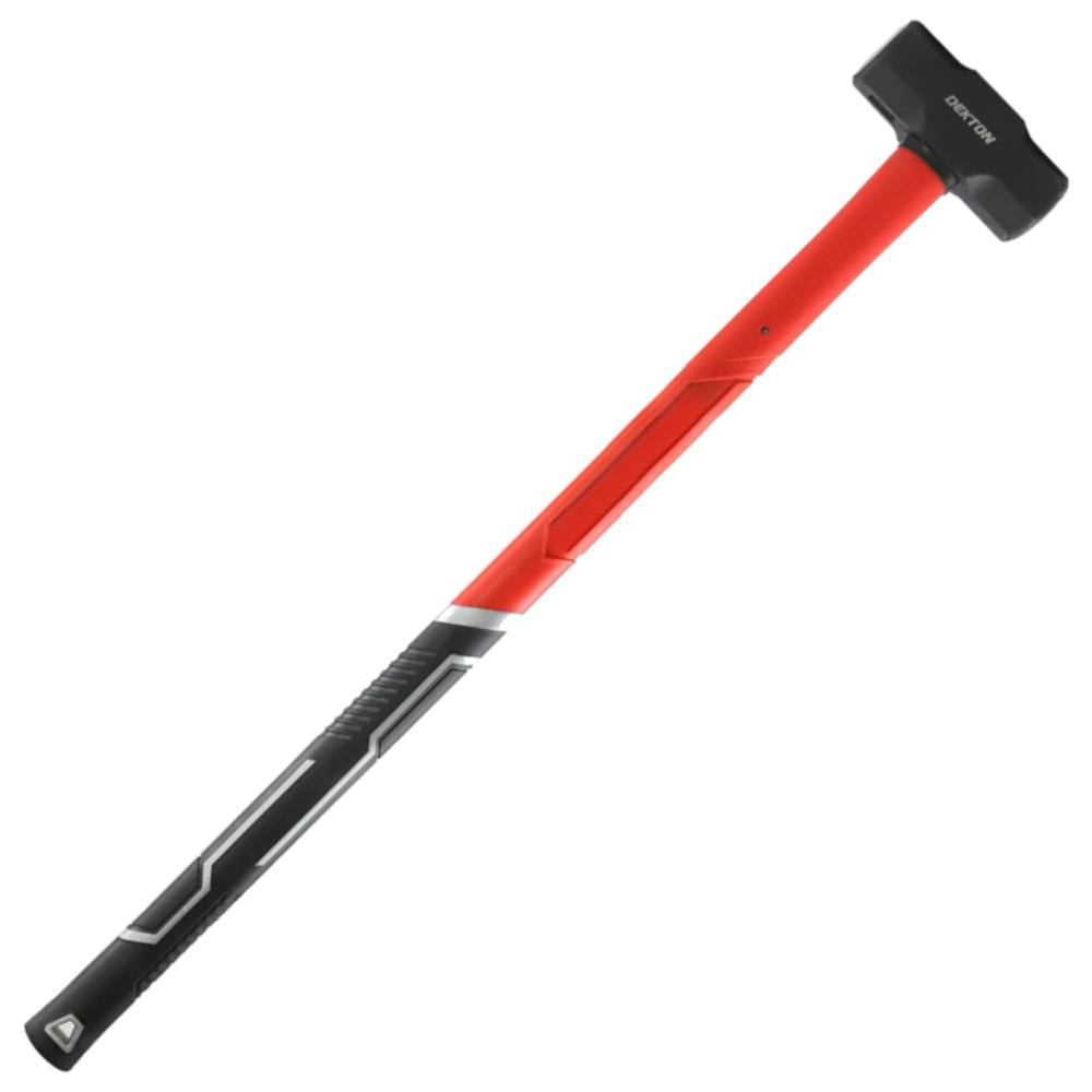 Dekton 7lb Carbon Steel Long Sledge Hammer Fibreglass Grip Handle 3.15kg