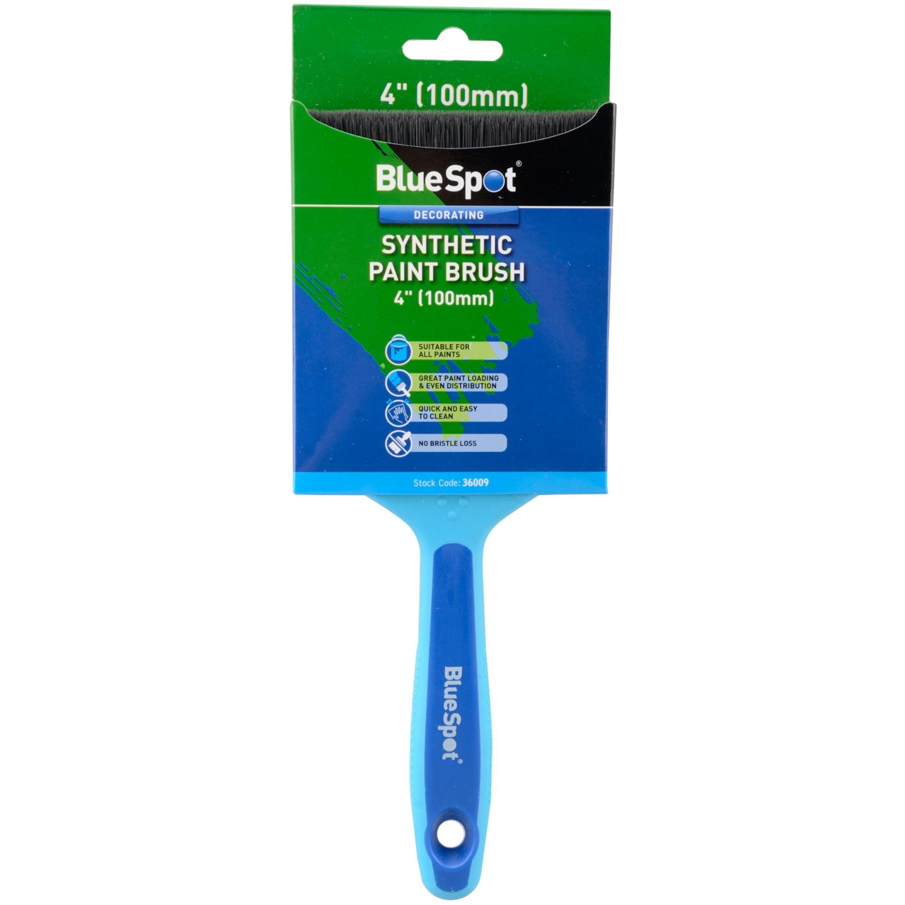 BlueSpot Synthetic Soft Grip Paint Brushes Decorating Fence DIY Brush 1" To 4"