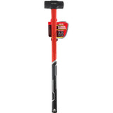 Dekton 7lb Carbon Steel Long Sledge Hammer Fibreglass Grip Handle 3.15kg