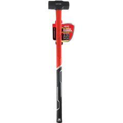 Dekton 7lb Carbon Steel Long Sledge Hammer Fibreglass Grip Handle 3.15kg