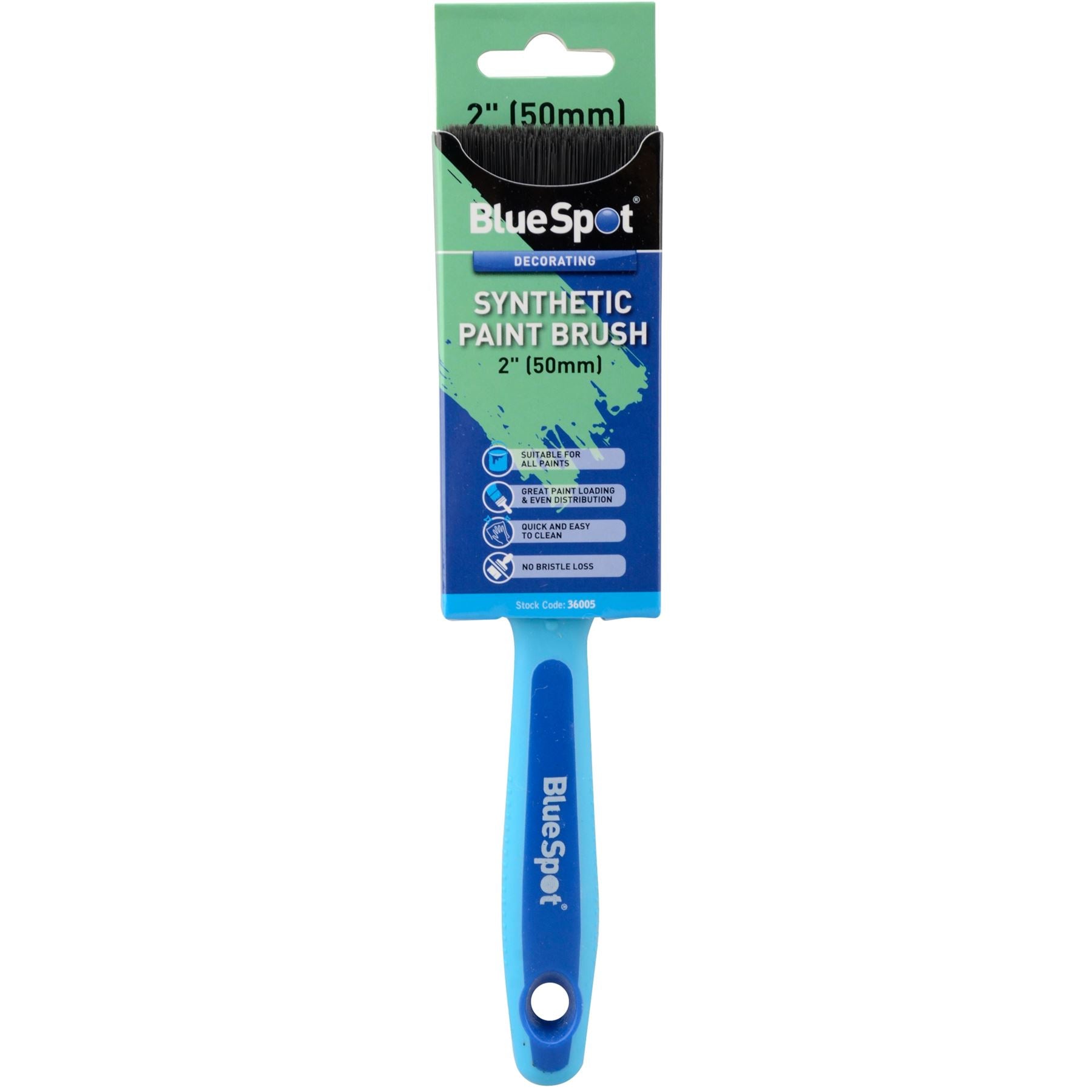 BlueSpot Synthetic Soft Grip Paint Brushes Decorating Fence DIY Brush 1" To 4"