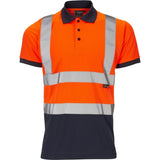 SuperTouch Work Hi Vis Viz Yellow Orange High Visibility Workwear Polo Shirt
