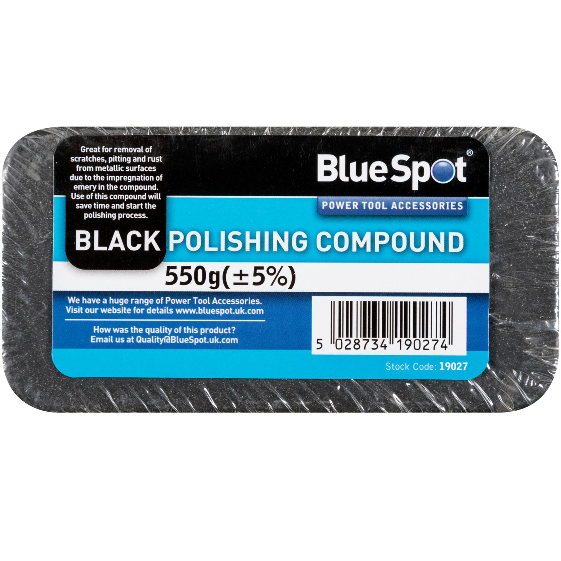 BlueSpot Polishing Buffing Compound Bars Metal Stainless Steel Brass Aluminium