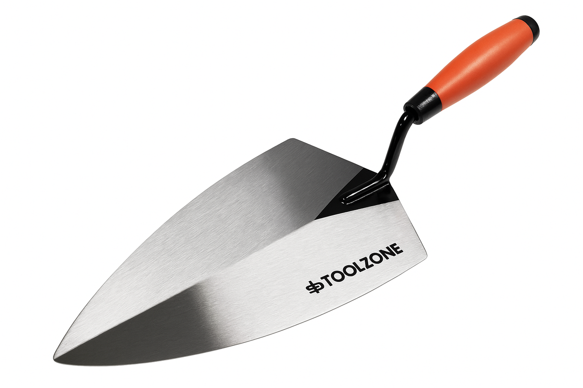 Toolzone 11" Soft Grip Brick Trowel Bricklaying Building Plastering Cement Tool