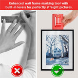 Dekton Picture Hanging Tool Horizontal Vertical Spirit Level Photo Frame Mirror