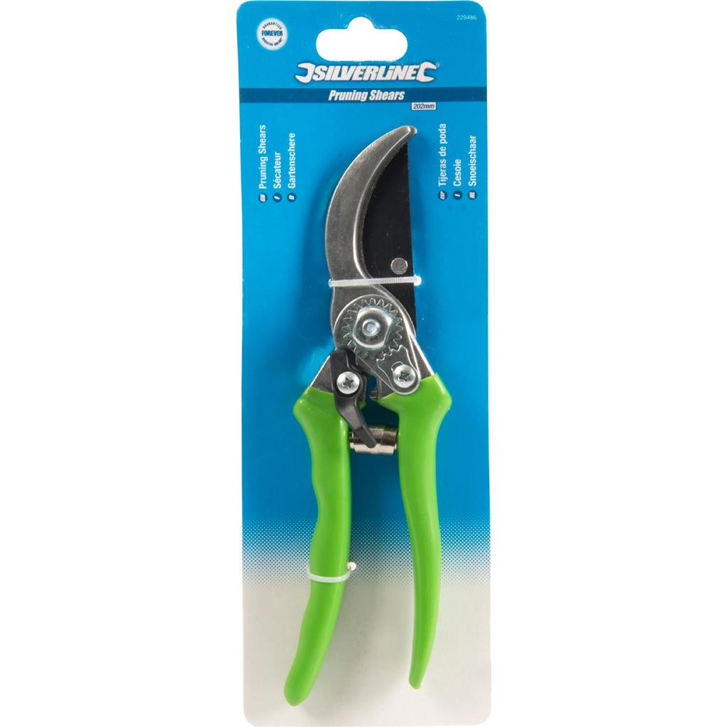 Silverline Bypass Pruner Pruning Shears Secateurs Garden Cutters 200mm - 220mm