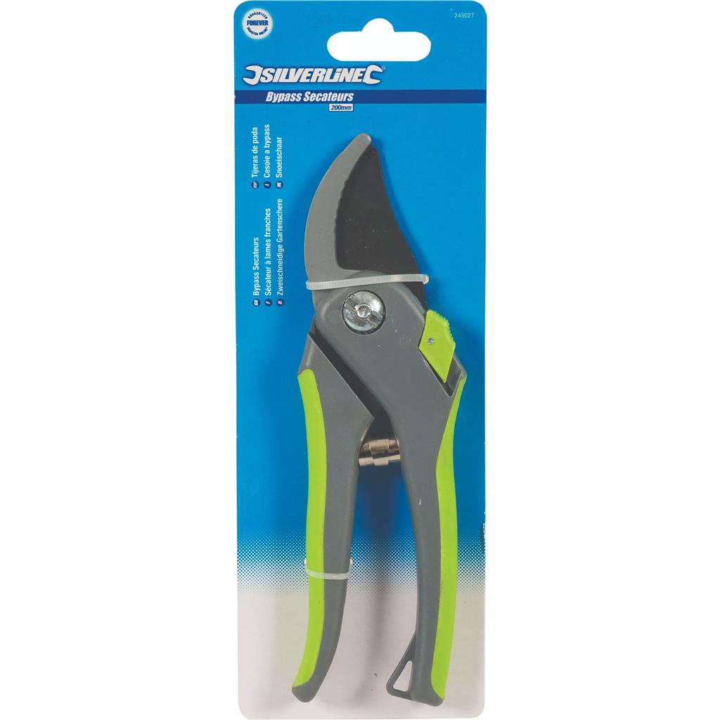 Silverline Bypass Pruner Pruning Shears Secateurs Garden Cutters 200mm - 220mm