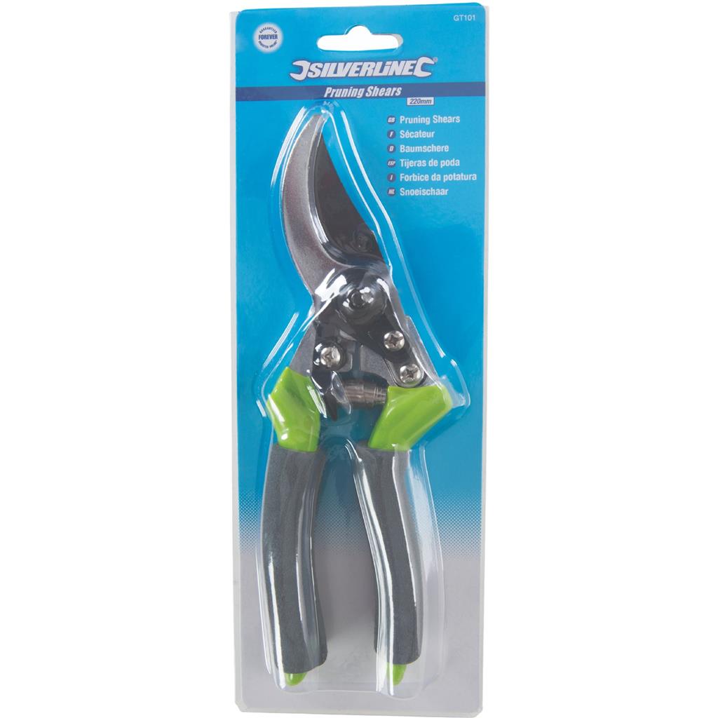 Silverline Bypass Pruner Pruning Shears Secateurs Garden Cutters 200mm - 220mm