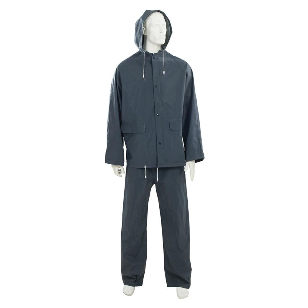 Silverline Waterproof Rain Suit Jacket & Trousers Set Women's Men's Rain Coat