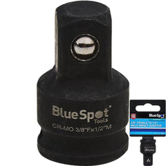 BlueSpot Impact Adaptor Socket Converter Reducer 3/8"  Female to 1/2" Male Drive
