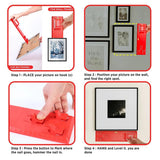Dekton Picture Hanging Tool Horizontal Vertical Spirit Level Photo Frame Mirror