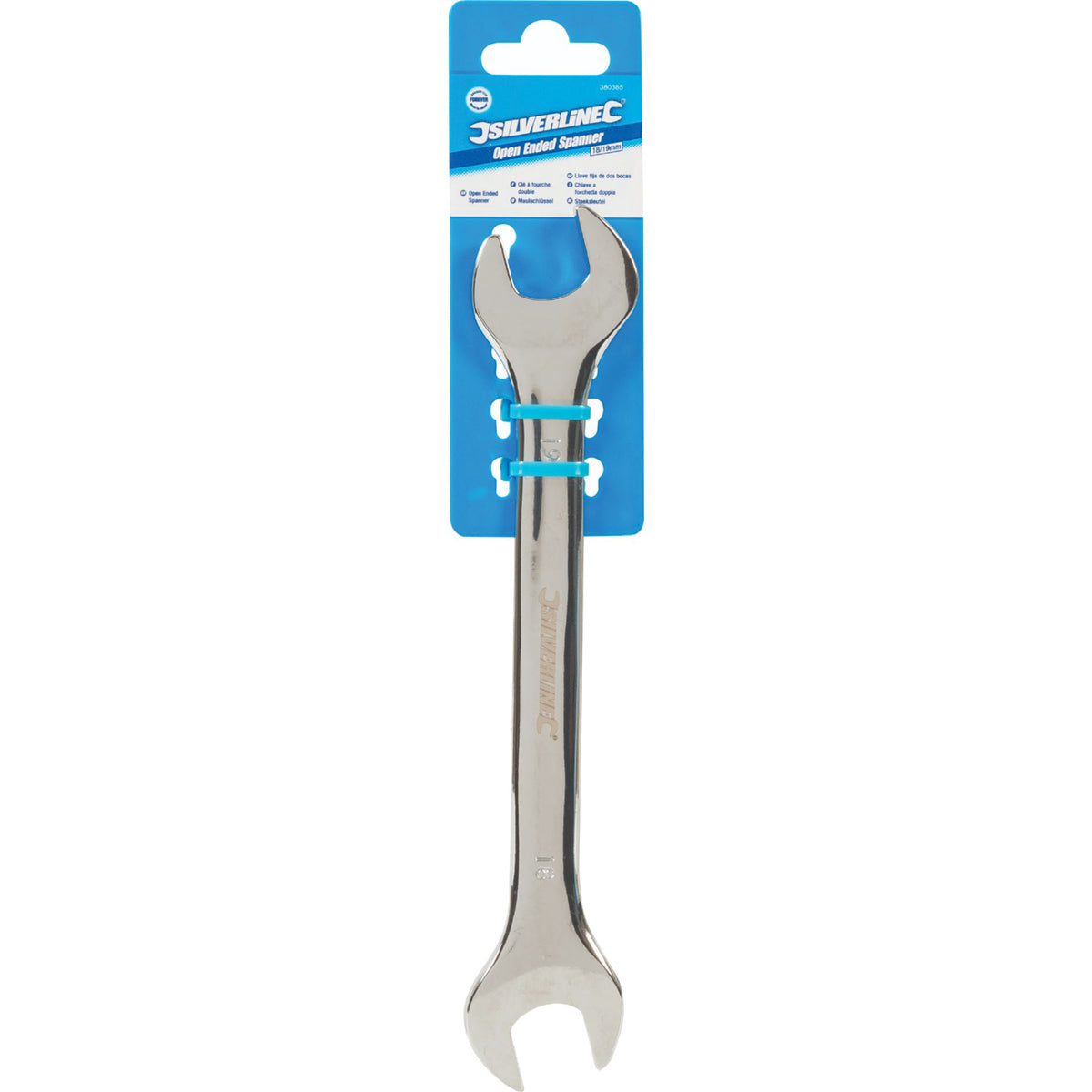 Silverline Open Ended Fully Polished Spanner Fixed Head Wrench Metric 6mm - 32mm