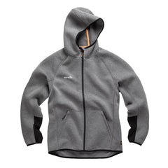 Scruffs Trade Air-Layer Hoodie Charcoal Men's Sweatshirt Hooded Jumper Workwear