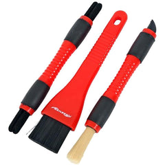 Neilsen 3pc Detailing Car Cleaning Dash Dashboard Vents Dash Trim Brush Set