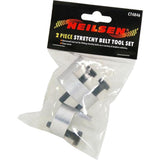 Neilsen 2pc Universal Stretchy Belt Automotive Tool Vehicles Car Set
