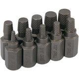 Neilsen 10pc Multi Spline Screw Extractor Remover Broken Screws Set