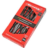 Neilsen 6pc Soft Grip Diamond Tipped Phillips Slotted Pozi Screwdriver Set