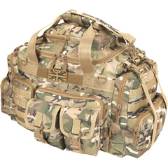 Kombat UK Saxon Tactical Army Military Camouflage Holdall Molle Bag Rucksack 50L