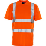 SuperTouch Work Hi Vis Viz Yellow Orange Black High Visibility Workwear T Shirt
