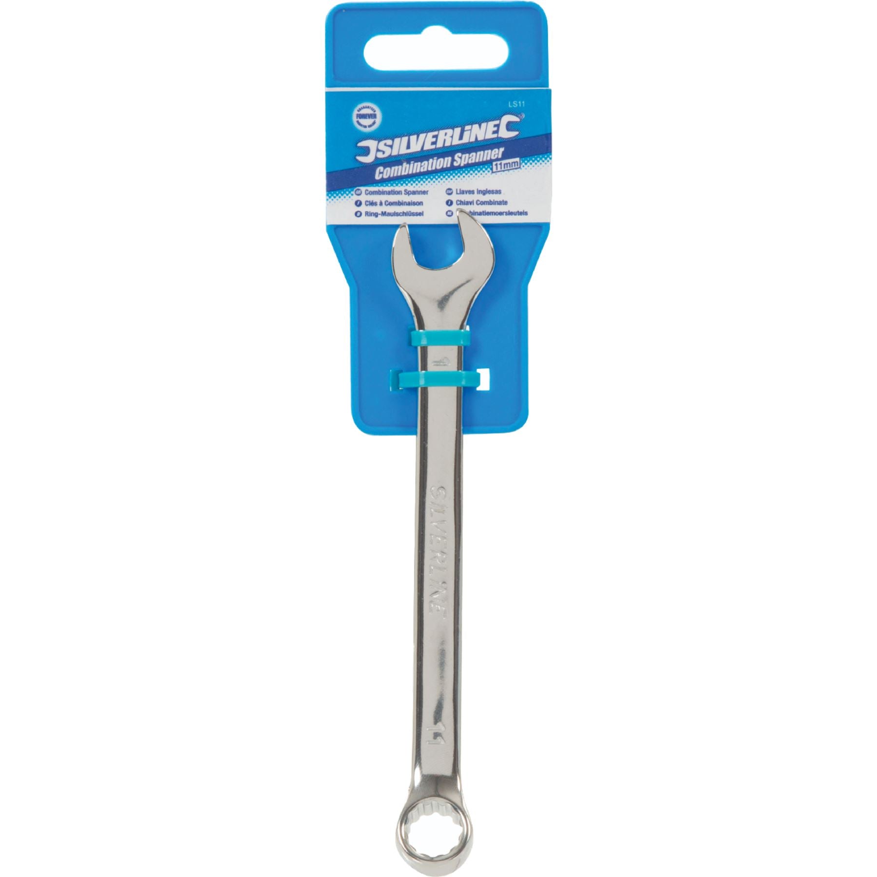 Silverline Polished Spanner Combination Fixed Head Wrench Metric 6mm - 32mm