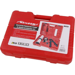 Neilsen 21pc Hand Brake Bleeding Tester Kit Bleed Vacuum Pressure Pump Set