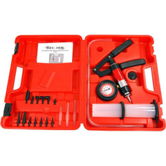 Neilsen 21pc Hand Brake Bleeding Tester Kit Bleed Vacuum Pressure Pump Set