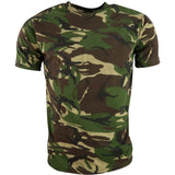 Kombat UK Mens Tactical Army Military Plain Camouflage Crew Neck T Shirt