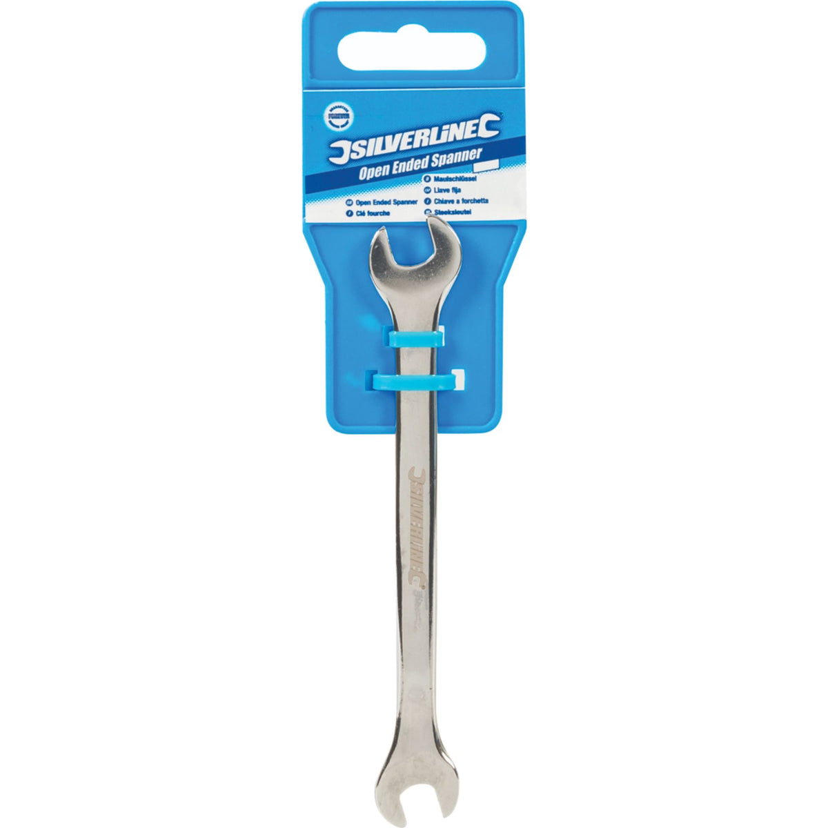 Silverline Open Ended Fully Polished Spanner Fixed Head Wrench Metric 6mm - 32mm