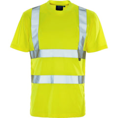 SuperTouch Work Hi Vis Viz Yellow Orange Black High Visibility Workwear T Shirt