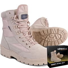 Kombat UK Desert Army Military Mens Tactical Combat Cadet Patrol Recon Boots