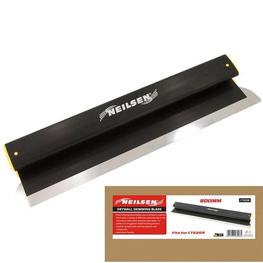 Neilsen Drywall Skimming Smoothing Blade Putty Knife Finishing Tool 800mm