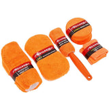 Neilsen Cleaning Clear Microfibre Cloth Exterior Valet Car Wash Kit 9pc Set