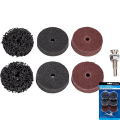 Bluespot 7pc 2" Grinding And Stripping Deburring Rust Paint Removal Wheel Set