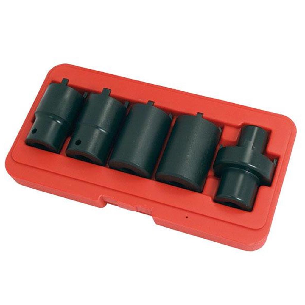 Neilsen 5pc 1/2" Drive Mercedes Gear Box Differential Flange Sockets Tool Set