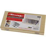 Neilsen 4pc Wood Square Auger Drill Bit Woodwork Mortice Hole Cutter Set