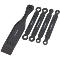Neilsen 5pc Plastic Double Ring Spanner Pry Bar Set Trim Panel Removal Tool
