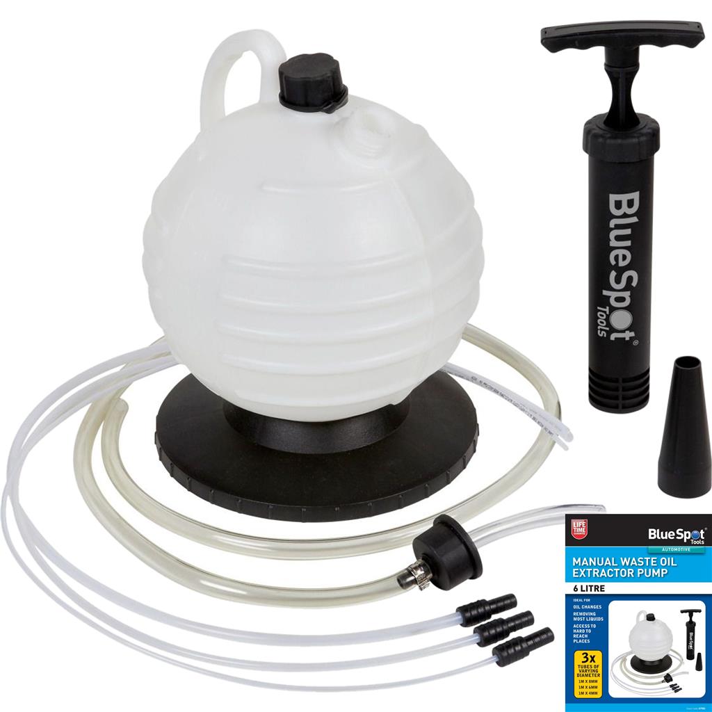 Neilsen Fluid Extractor 6L Manual Brake Fluid Bleeder Oil Fill Transmission Pump