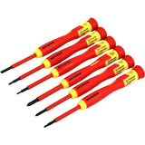 Neilsen 6pc Precision Screwdriver Magnetic Tips VDE Repair Phillips Slotted Set