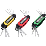 Neilsen 3pc Folding Ball Point Hex Allen Key Metric Torx Set Allan Alan