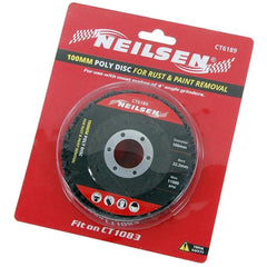 Neilsen Grinding Discs Angle Grinder Paint & Rust Remover Disc 100mm 4"