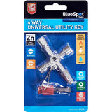 BlueSpot 4 Way Universal Utility Key Cabinet Electric Gas Water Meter Tool