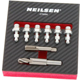 Neilsen 8pc Brake Caliper Bleed Nipple Thread Repair Insert Set M8