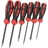 Neilsen 6pc Soft Grip Diamond Tipped Phillips Slotted Pozi Screwdriver Set