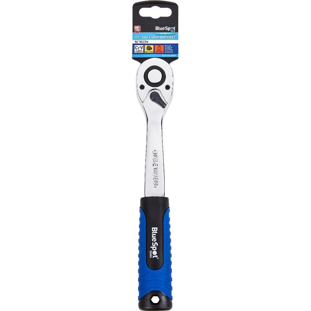 Bluespot Socket Reversible Head Ratchet Handle Quick Release 1/2" Tool
