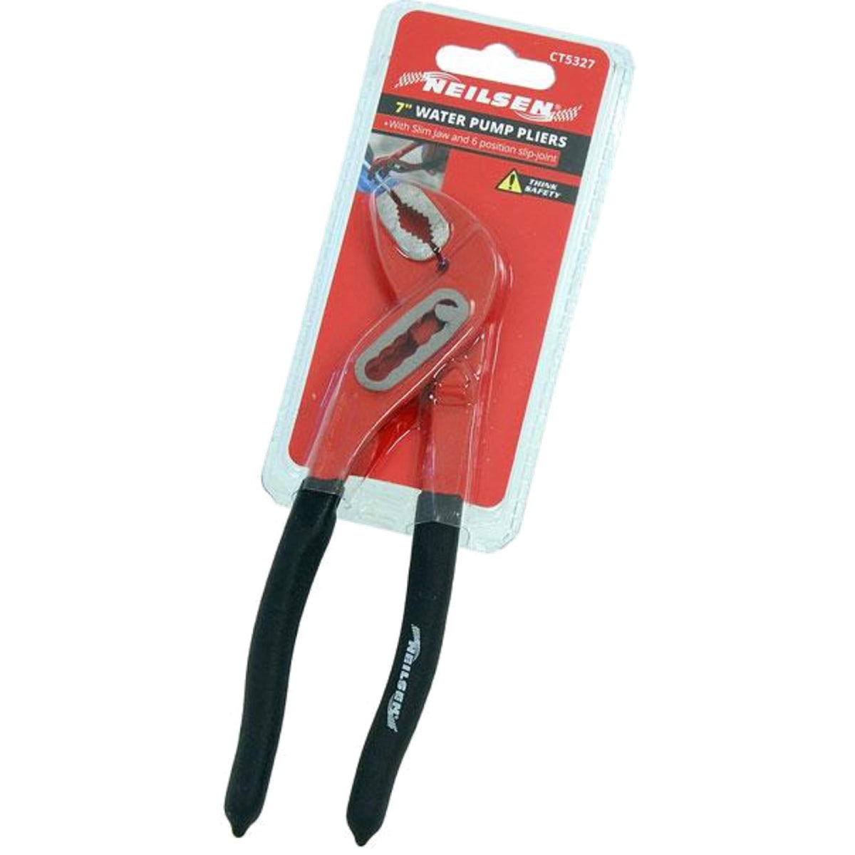 Neilsen Plumbers Adjustable Soft Grip Waterpump Pipe Wrench Pliers 7" - 12"