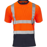 SuperTouch Work Hi Vis Viz Yellow Orange Black High Visibility Workwear T Shirt