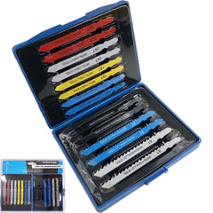 Toolzone 14pc Jigsaw Blade Set T Shank Fast Cut Blades For Metal Wood Plastic